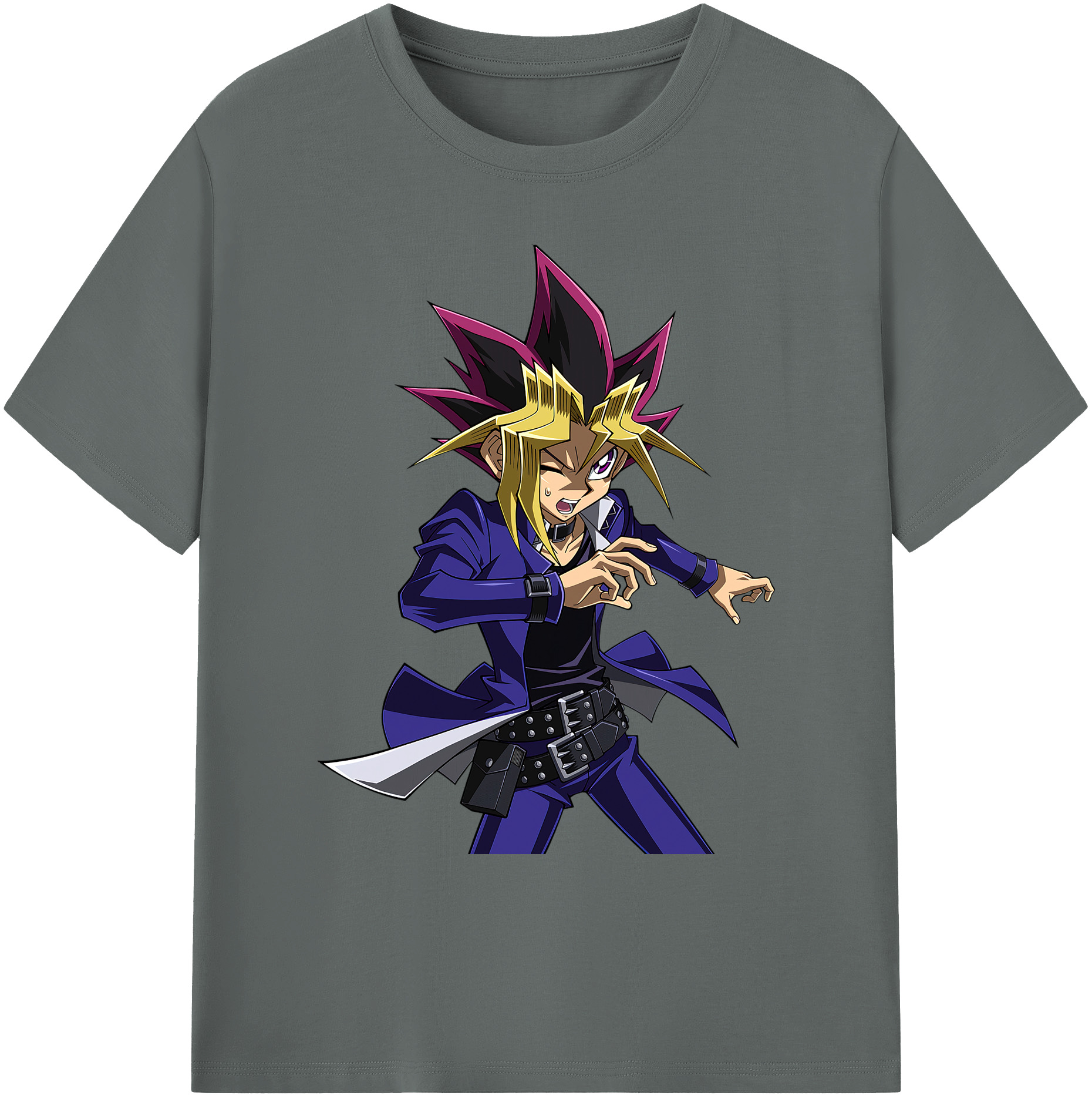（画像用） 遊☆戯☆王 Yu-Gi-Oh! 綿100％ メンズ半袖Tシャツ｜肌触りやわらか＆通気性